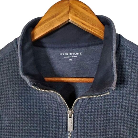 Structure Mens Waffleknit Gray Sweater Size XL - Picture 4 of 6